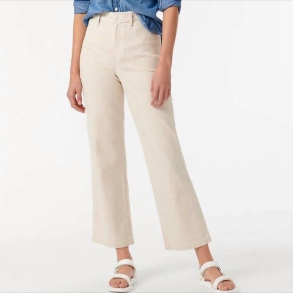J. Crew Pants - J.Crew Striped Slim Wide Leg Pants